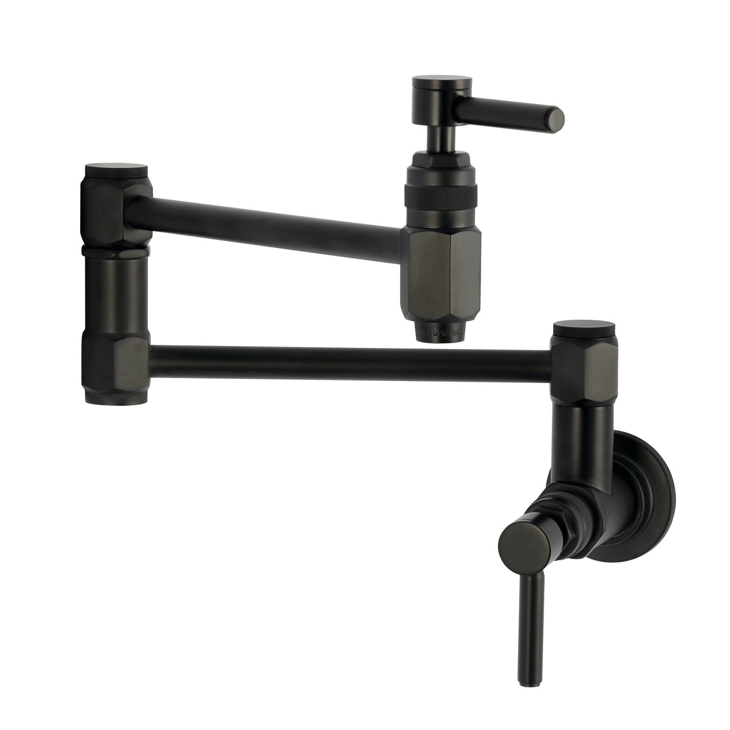Kingston Sona KS5100DL - Concord Wall Mount Pot Filler Faucet, Matte Black — image 1